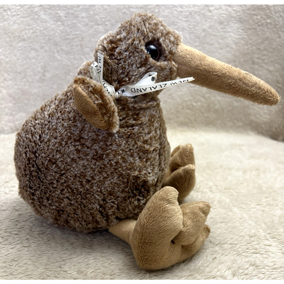 Prokiwi New Zealand Brown KIWI BIRD Stuffed Animal Plush 8.5" - Picture 2 of 7